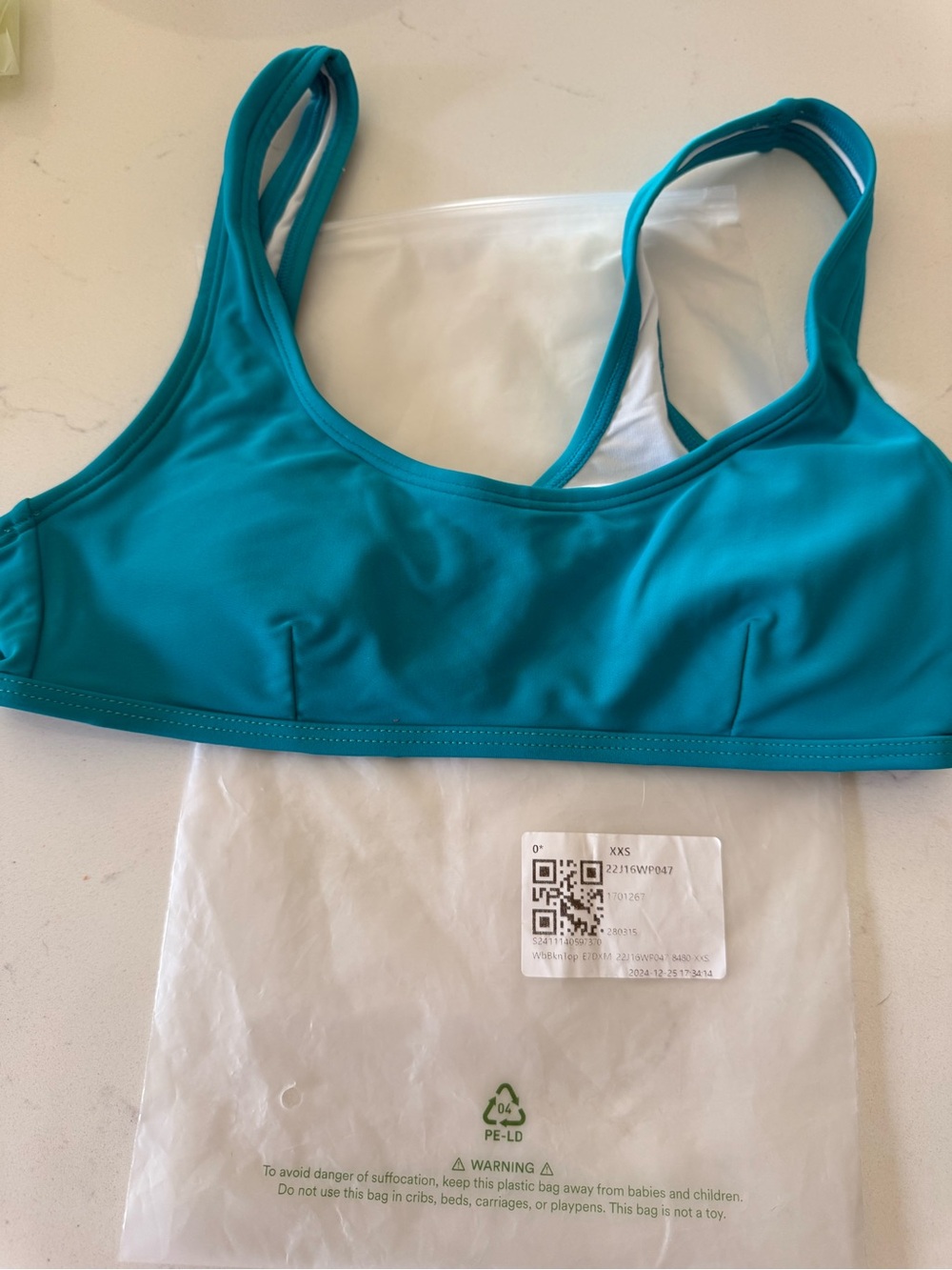 HALARA Teal Swim Bralette